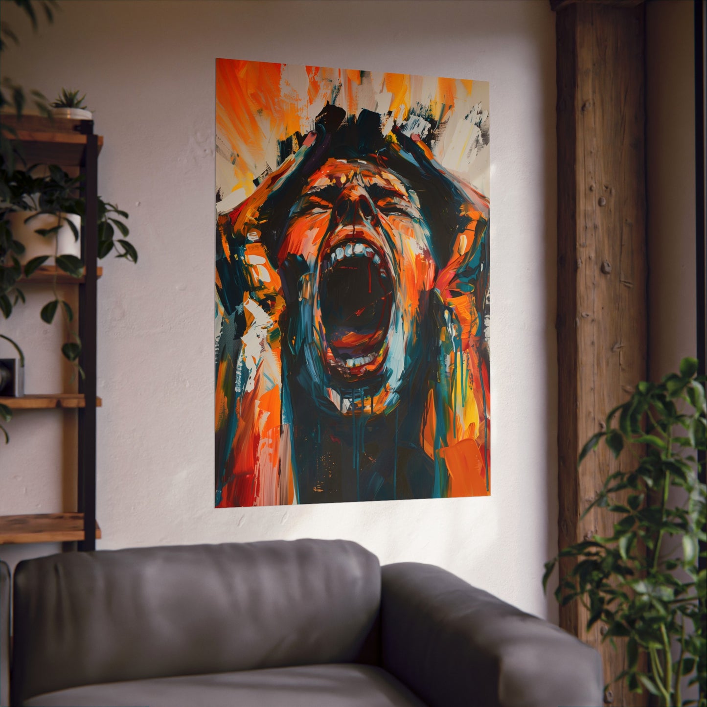 Primal Scream Matte Wall Art Poster for Home Office or Dorm Decor