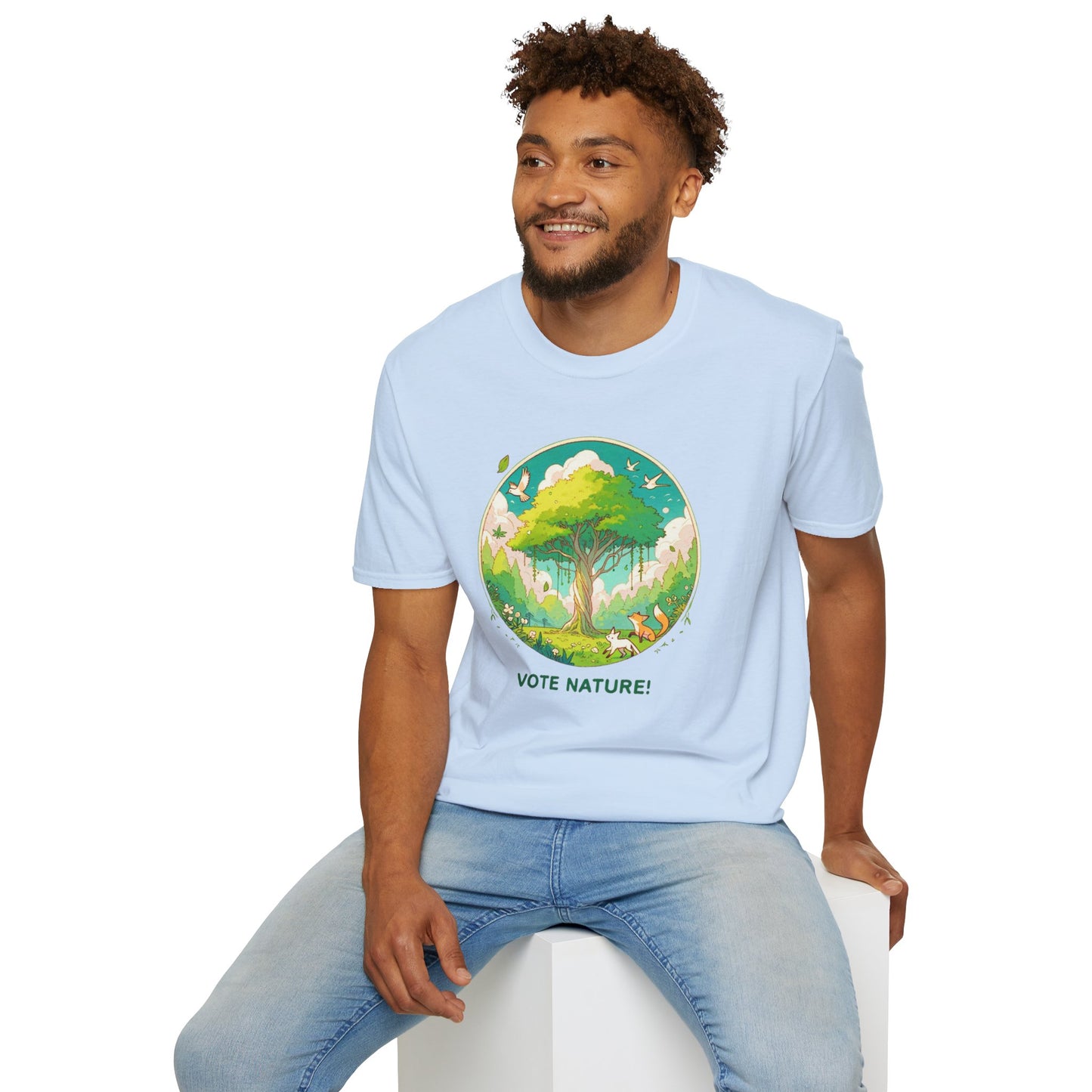 Vote Nature! Inspirational Statement Soft Style T-Shirt |unisex| Show You Care! Political Shirt!