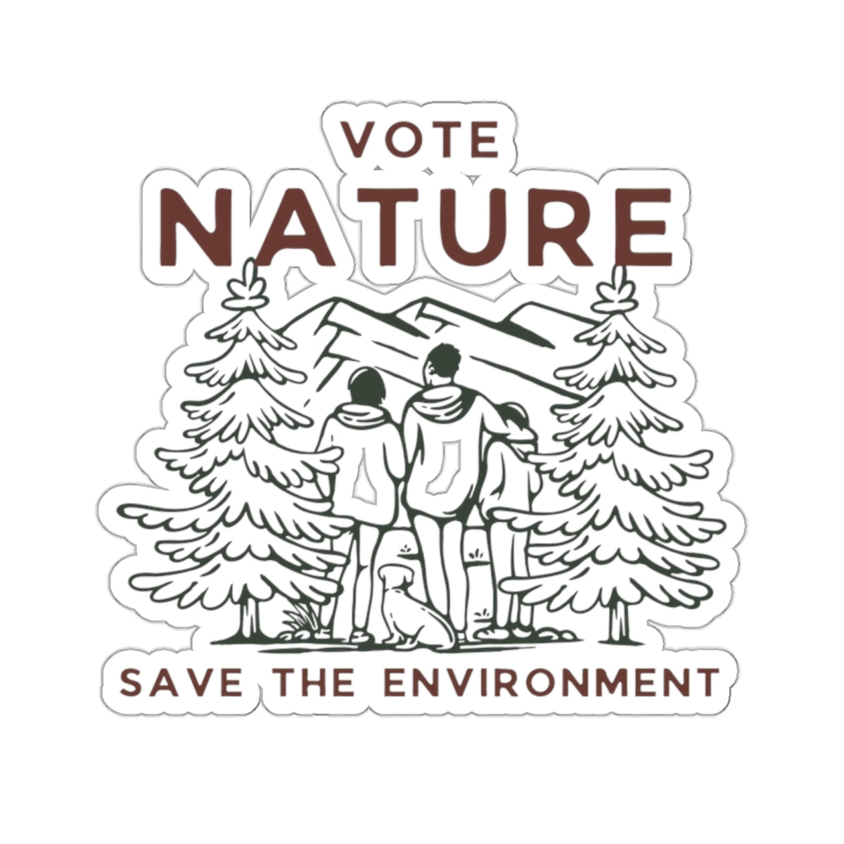 Vote Nature Sticker