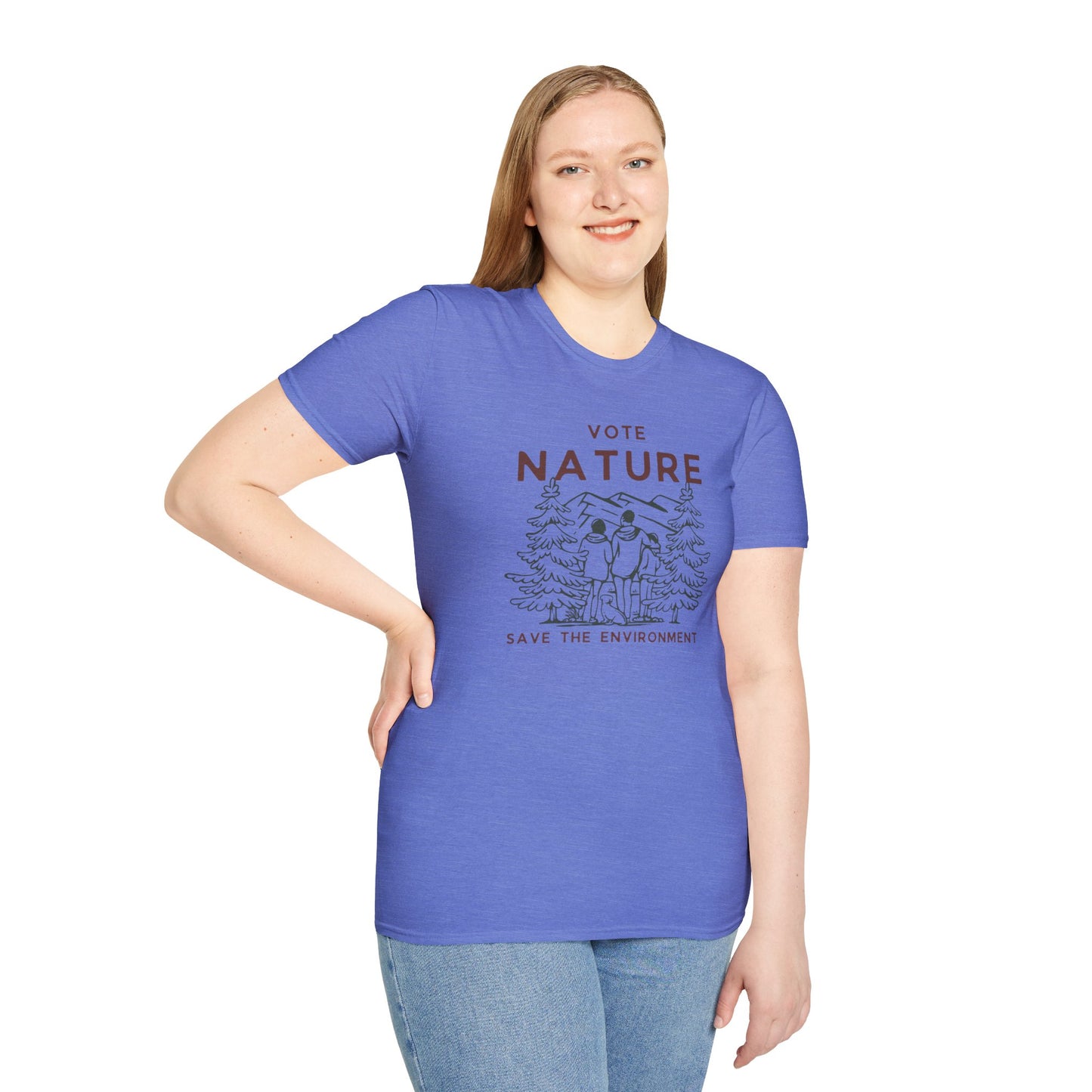 Vote Nature Save the Environment Statement Soft Style t-shirt |unisex| Political Shirt, Once Nature is Gone What's Left?