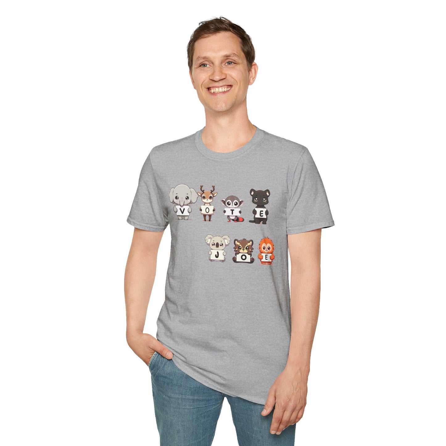 Vote Joe! All the Cuteness! Inspiring Statement Soft Style t-shirt |unisex| Minimalist Protest, Resistance, Activism! Spell it out! Show You Care!