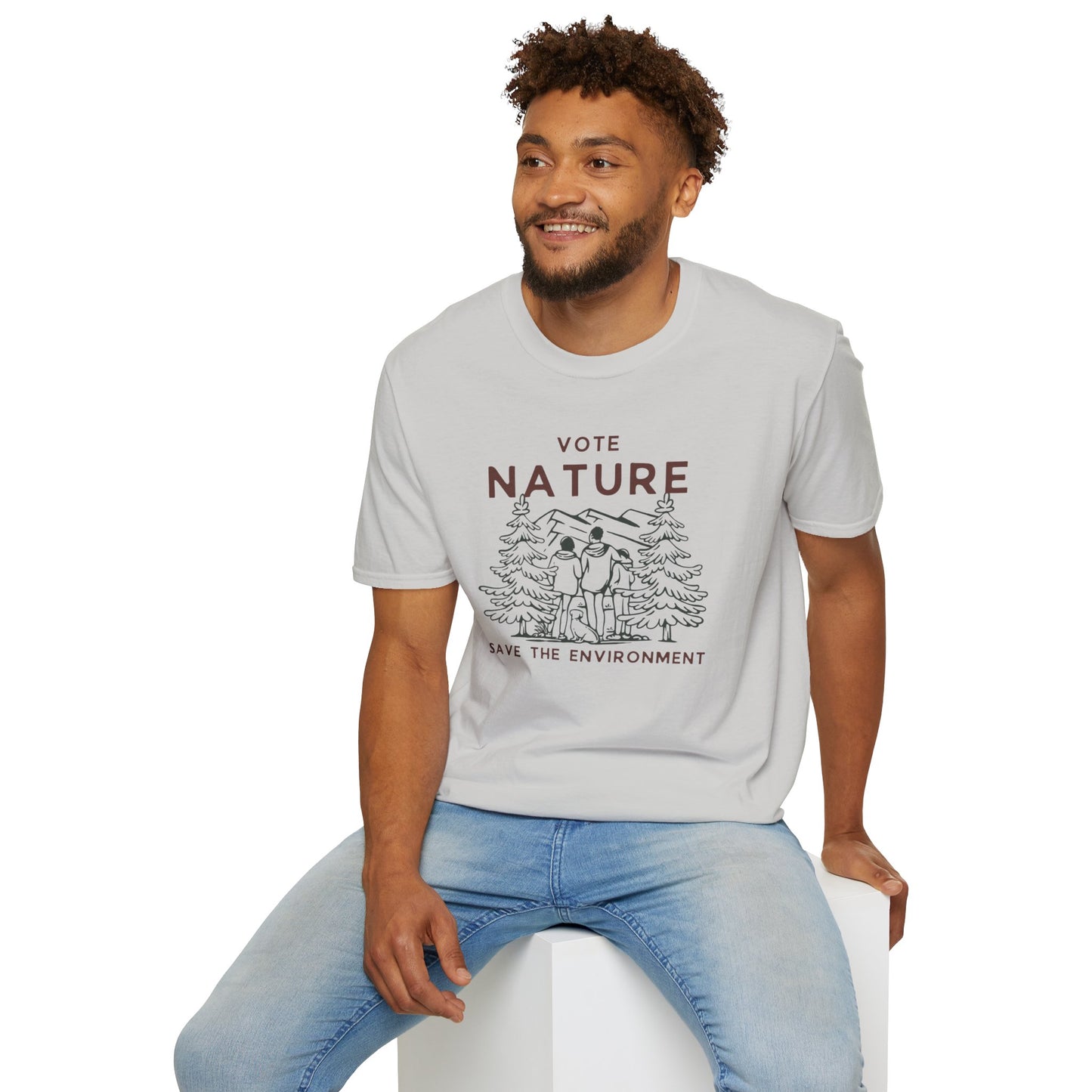 Vote Nature Save the Environment Statement Soft Style t-shirt |unisex| Political Shirt, Once Nature is Gone What's Left?