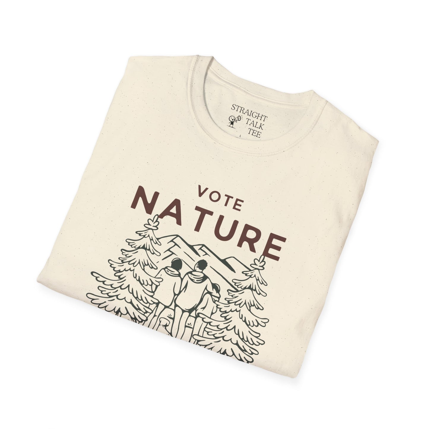 Vote Nature Save the Environment Statement Soft Style t-shirt |unisex| Political Shirt, Once Nature is Gone What's Left?