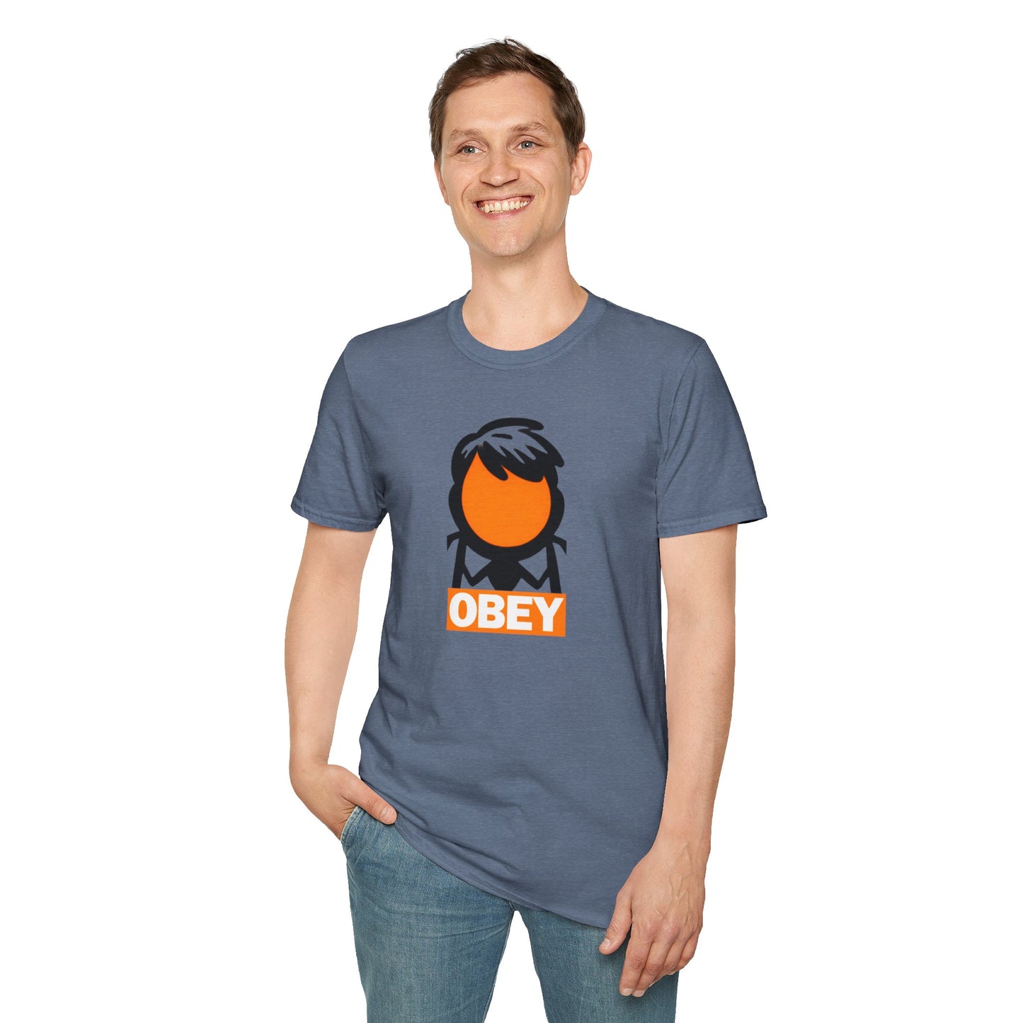 Obey Modern Art Soft Style t-shirt |unisex| Sarcastic take on the Classic Modern Art Piece