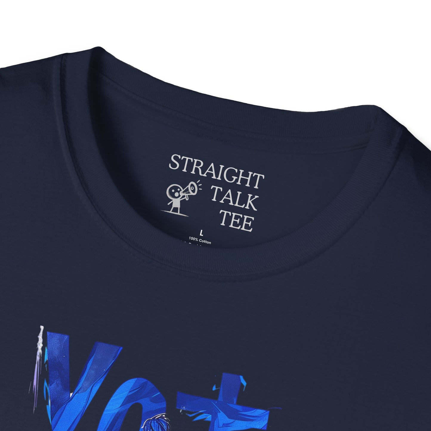 Vote Blue t-shirt Political tee Cyberpunk Protest Activism tshirt Leftist Liberal shirt Election Democrat t shirt