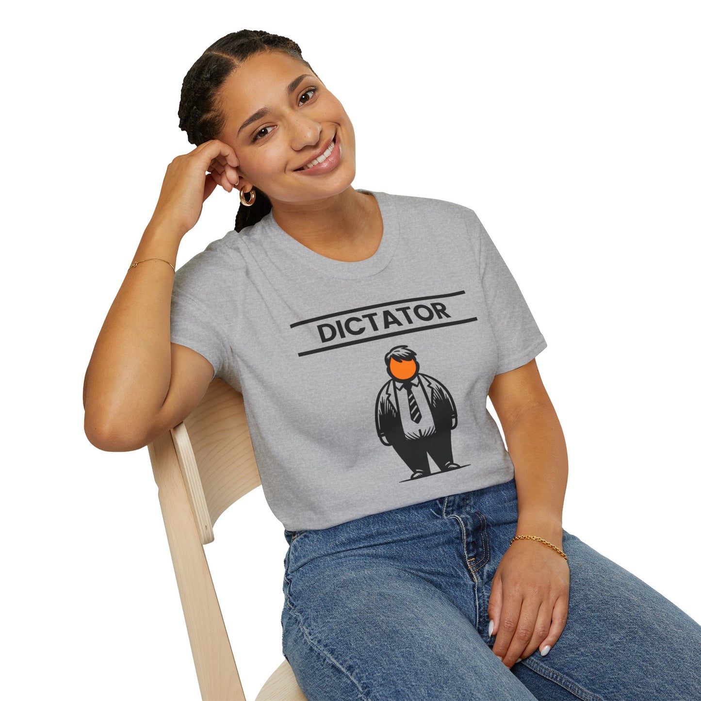 Orange Dictator t-shirt |unisex| Clear Political Statement Funny Caricature | He's Earned the Title