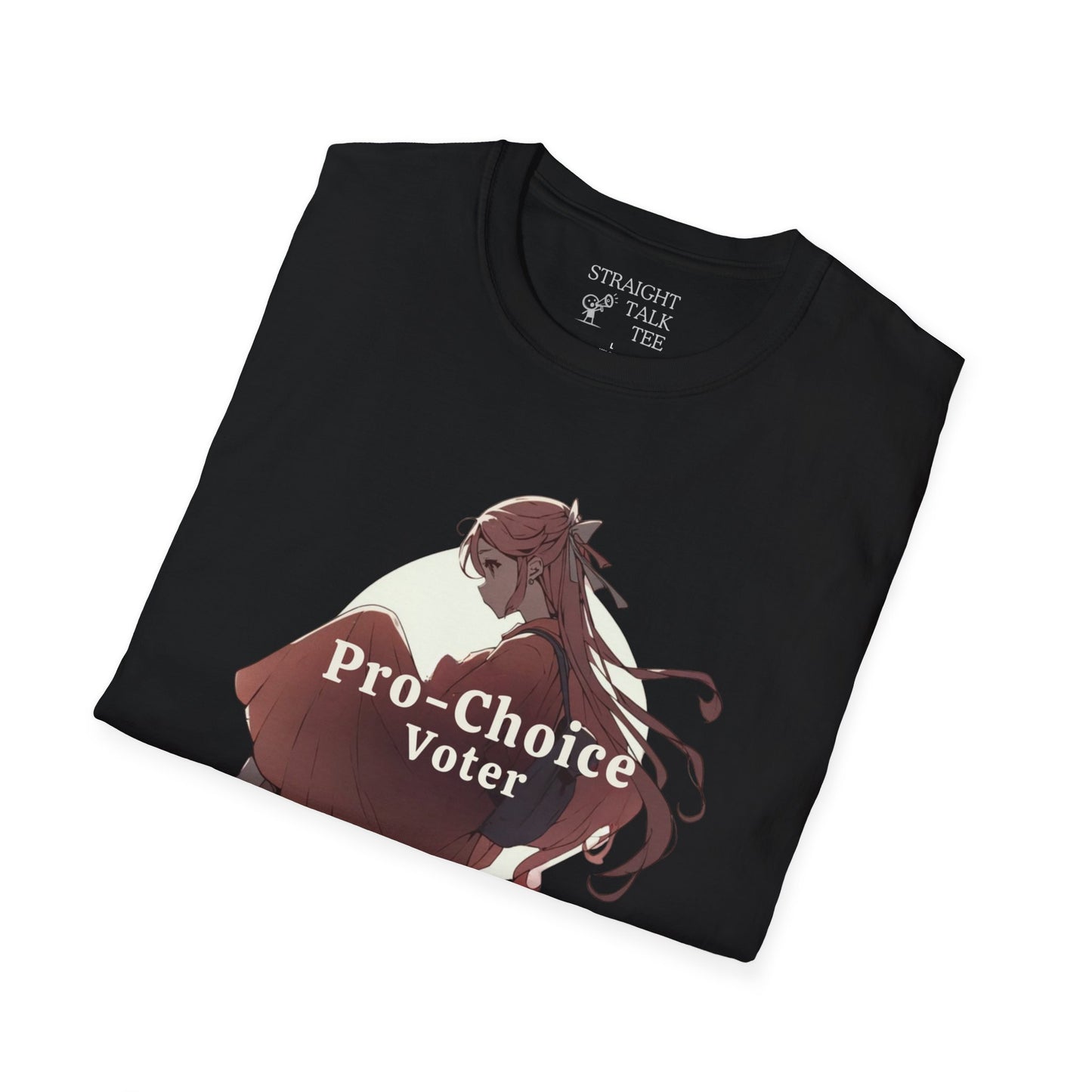 Pro-Choice Voter Anime Soft Style t-shirt |unisex| Political shirt, Inpire, go out and Vote!
