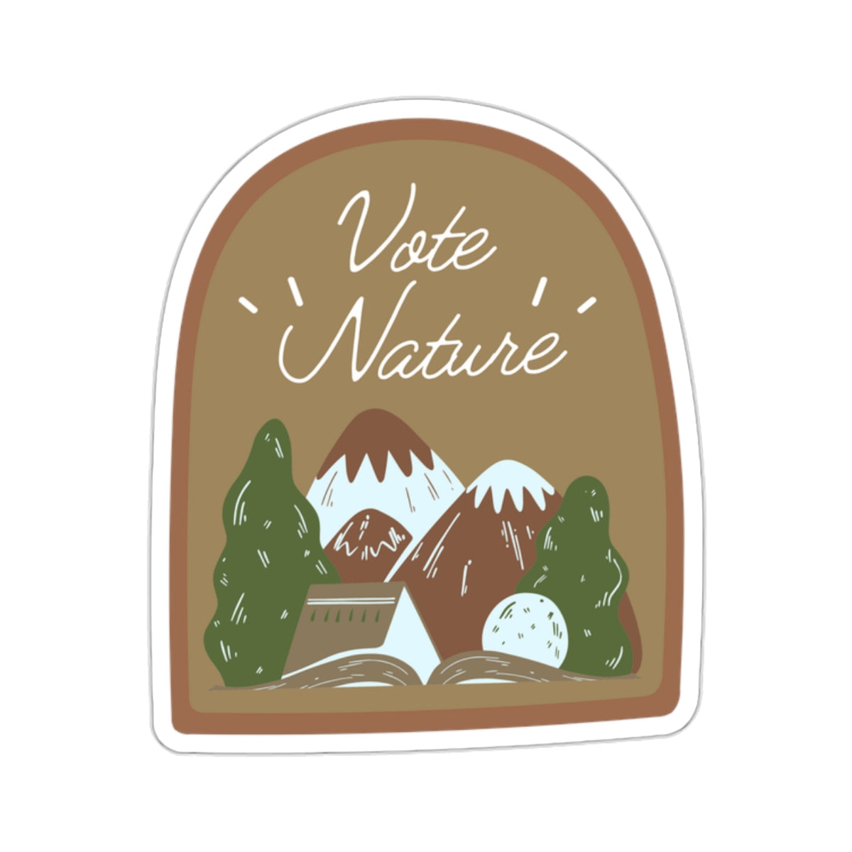 Vote Nature v2 Sticker