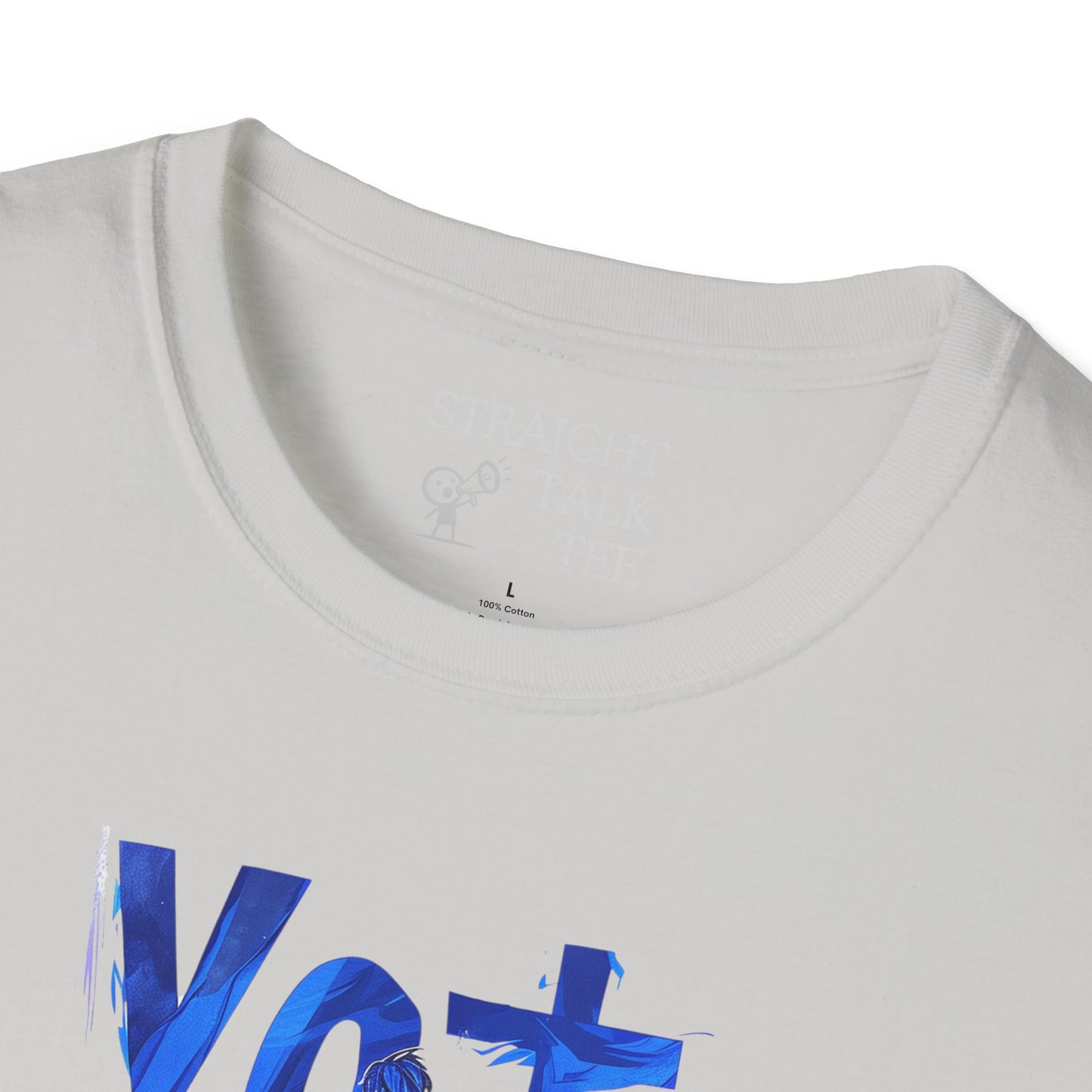 Vote Blue t-shirt Political tee Cyberpunk Protest Activism tshirt Leftist Liberal shirt Election Democrat t shirt