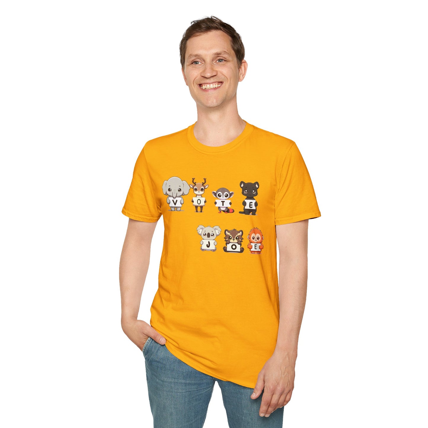 Vote Joe! All the Cuteness! Inspiring Statement Soft Style t-shirt |unisex| Minimalist Protest, Resistance, Activism! Spell it out! Show You Care!