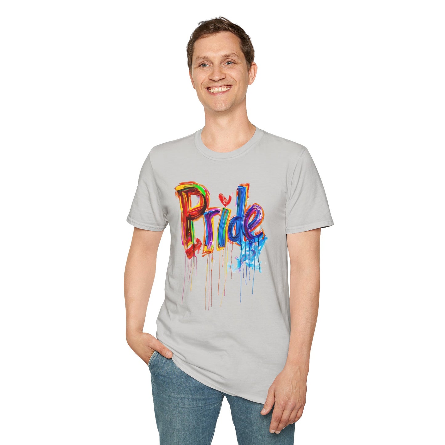 Pride in Full Color T-Shirt Proud Statement Shirt! Live With Pride!