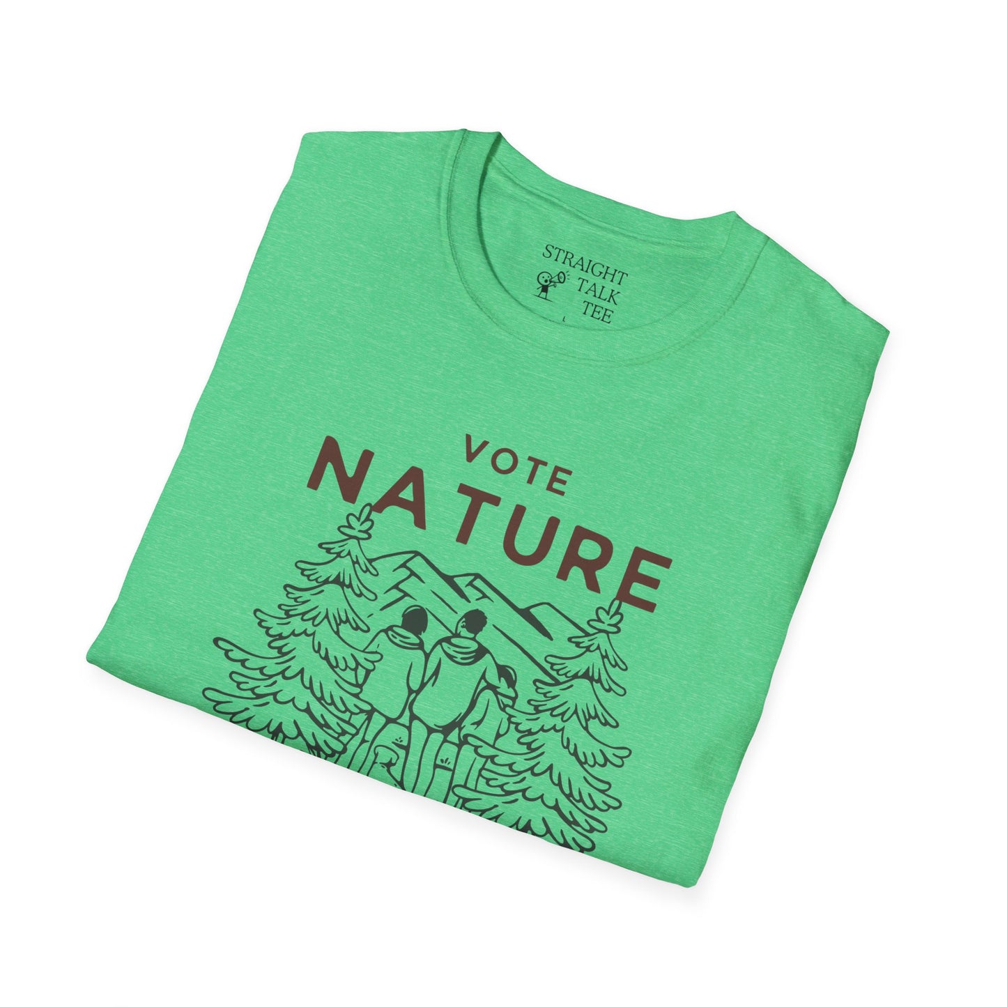 Vote Nature Save the Environment Statement Soft Style t-shirt |unisex| Political Shirt, Once Nature is Gone What's Left?