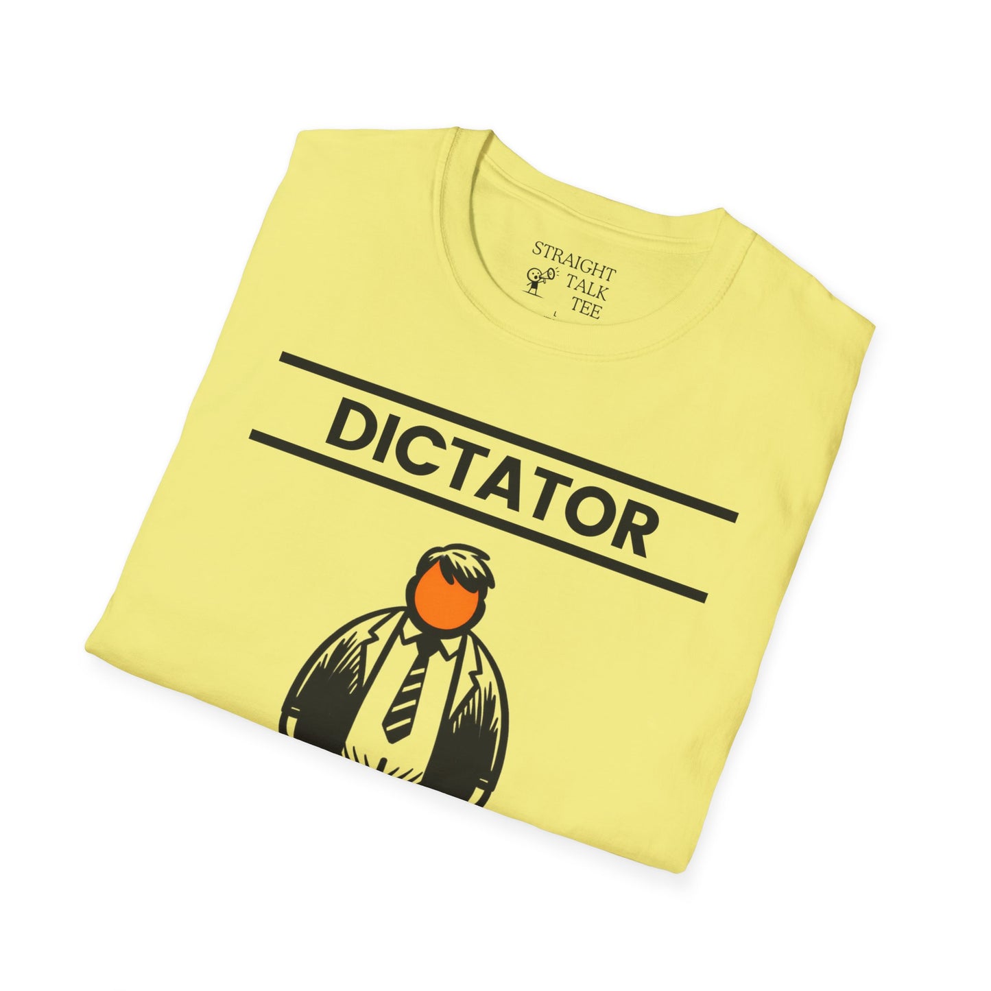 Orange Dictator t-shirt |unisex| Clear Political Statement Funny Caricature | He's Earned the Title