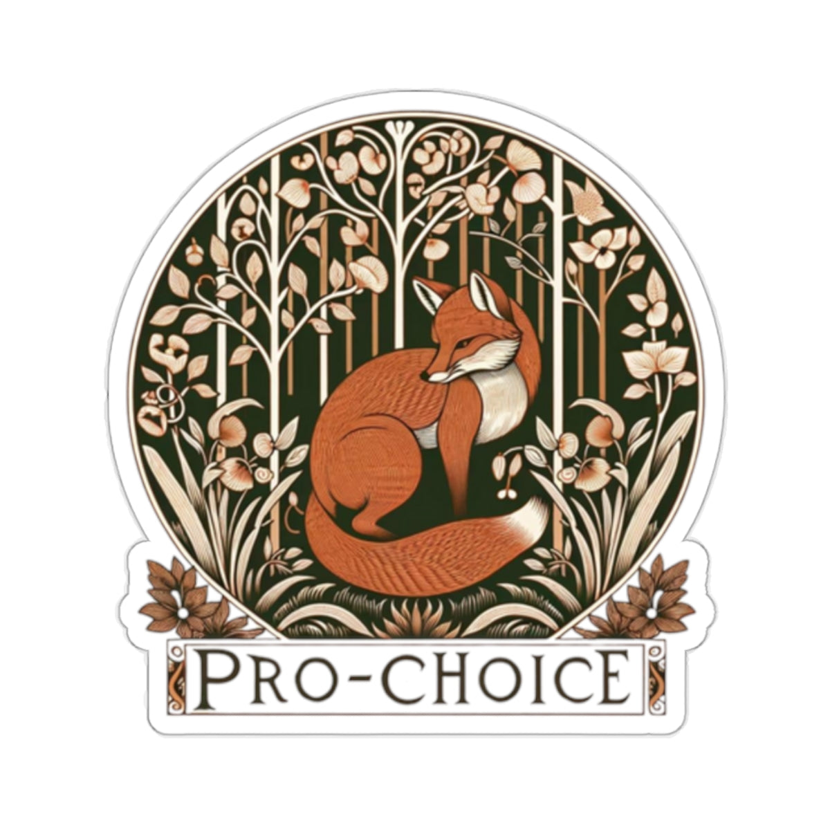 Bold Statement vinyl Sticker/Decal: Pro Choice! for laptop, kindle, phone, ipad, instrument case, notebook, mood board, or wall