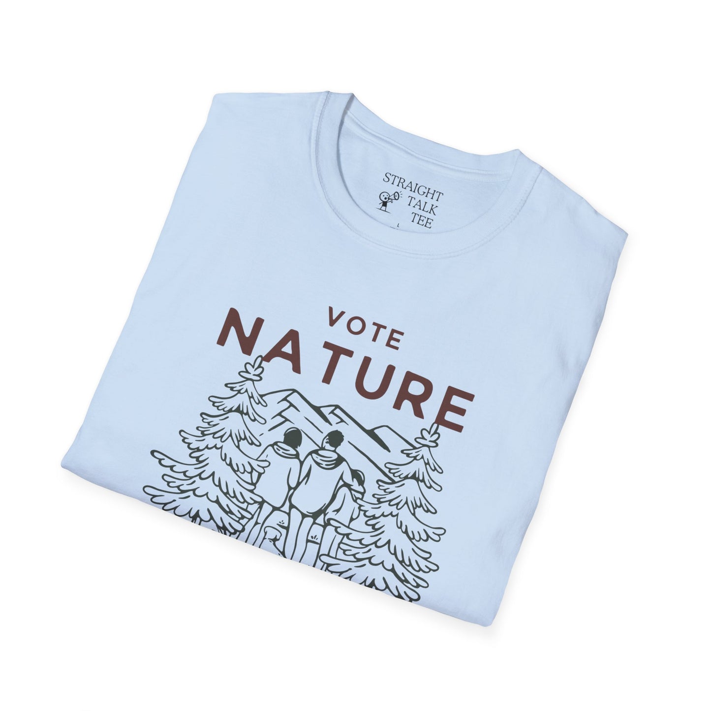 Vote Nature Save the Environment Statement Soft Style t-shirt |unisex| Political Shirt, Once Nature is Gone What's Left?