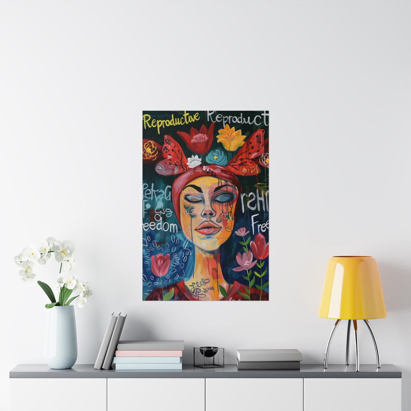 Reproductive Freedom Matte Poster Women's Rights Political Wall Art for Home Office Dorm Decor