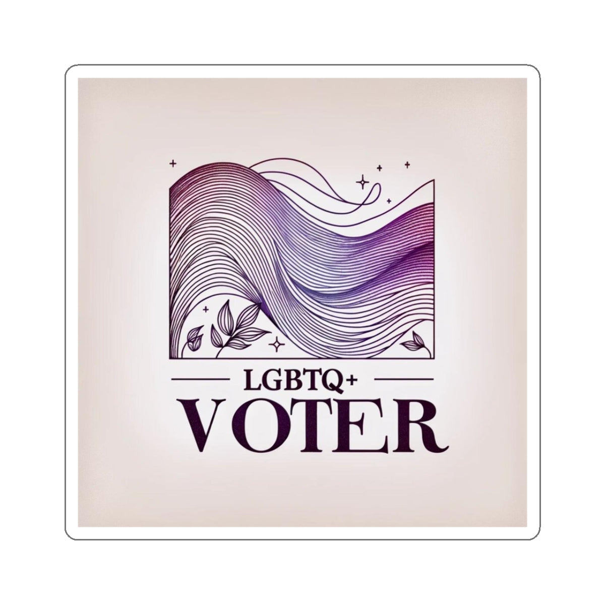 LGBTQ+ Voter Stickers