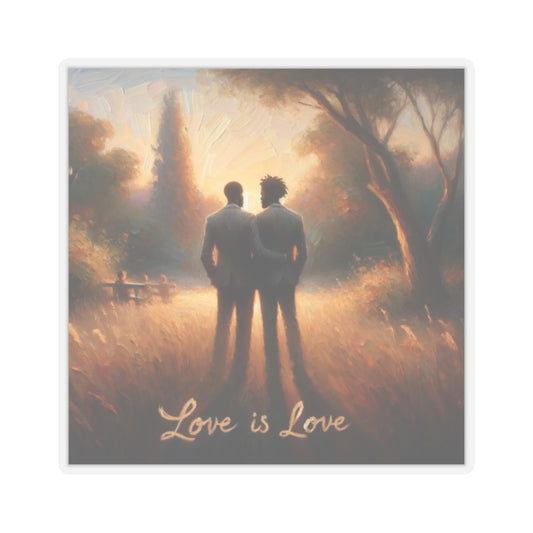 Inspirational Statement: Love is Love! Sticker