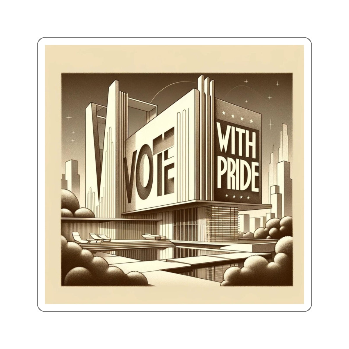 Vote with Pride v2 Stickers