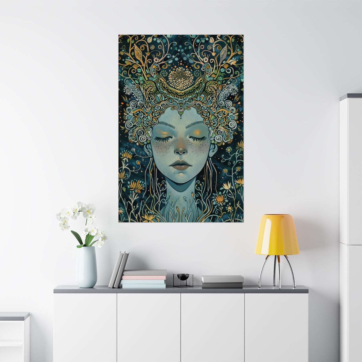 Serene Resolve Matte Wall Art Poster for Home Office or Dorm Decor