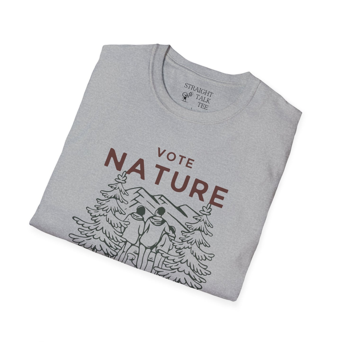 Vote Nature Save the Environment Statement Soft Style t-shirt |unisex| Political Shirt, Once Nature is Gone What's Left?