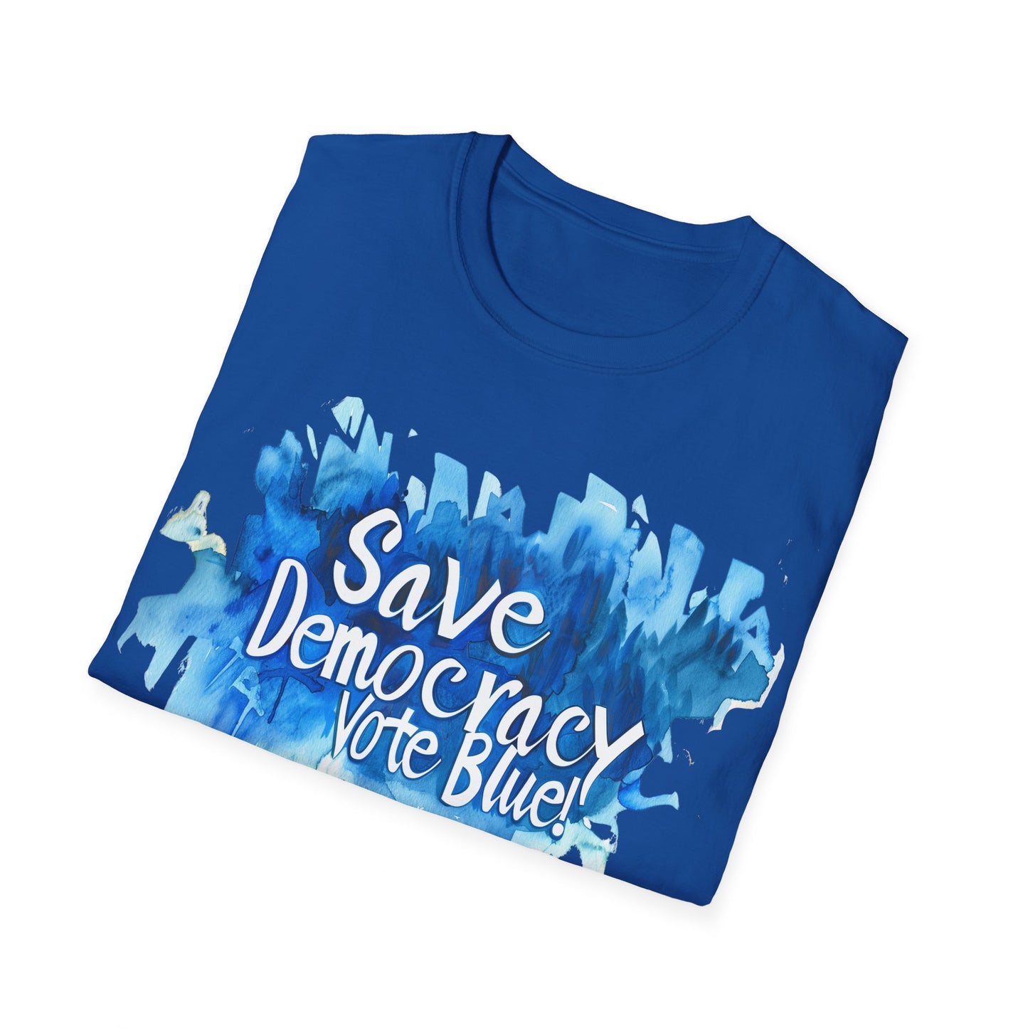 Save Democarcy Vote Blue t-shirt Political Statement Shirt