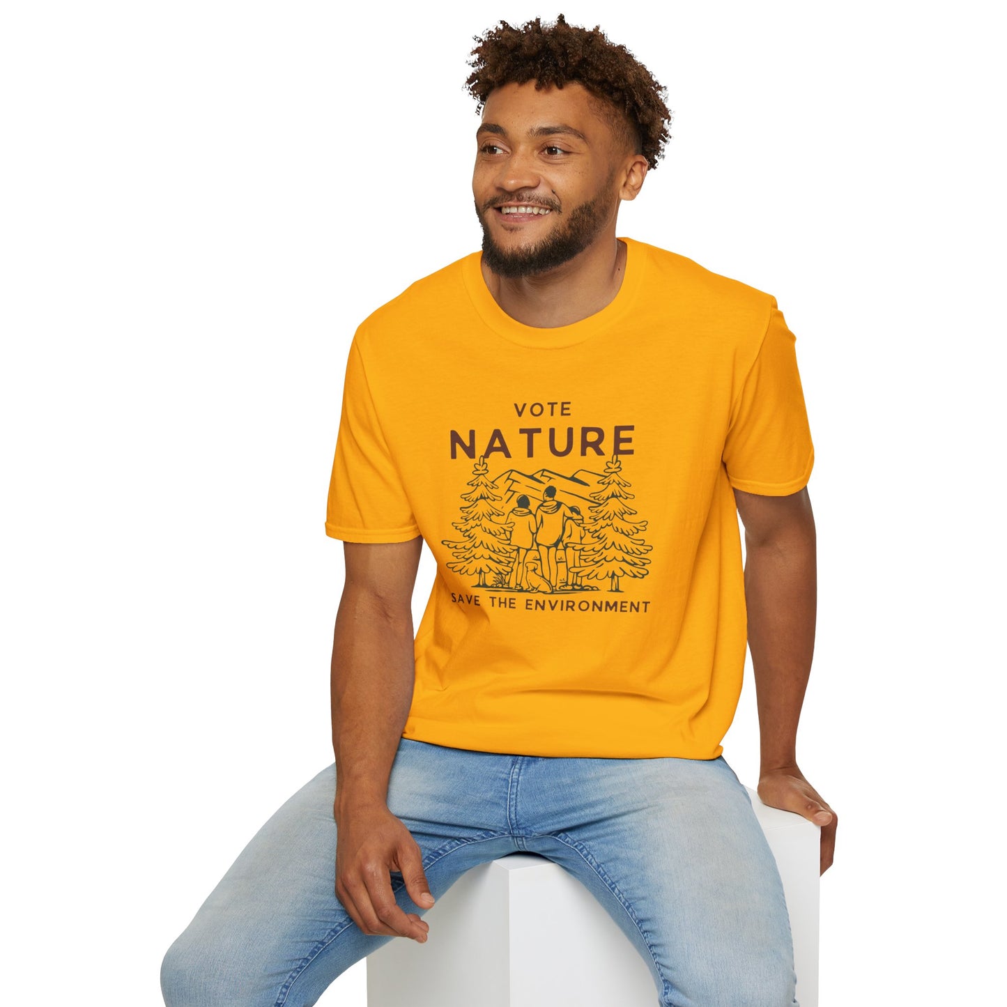 Vote Nature Save the Environment Statement Soft Style t-shirt |unisex| Political Shirt, Once Nature is Gone What's Left?