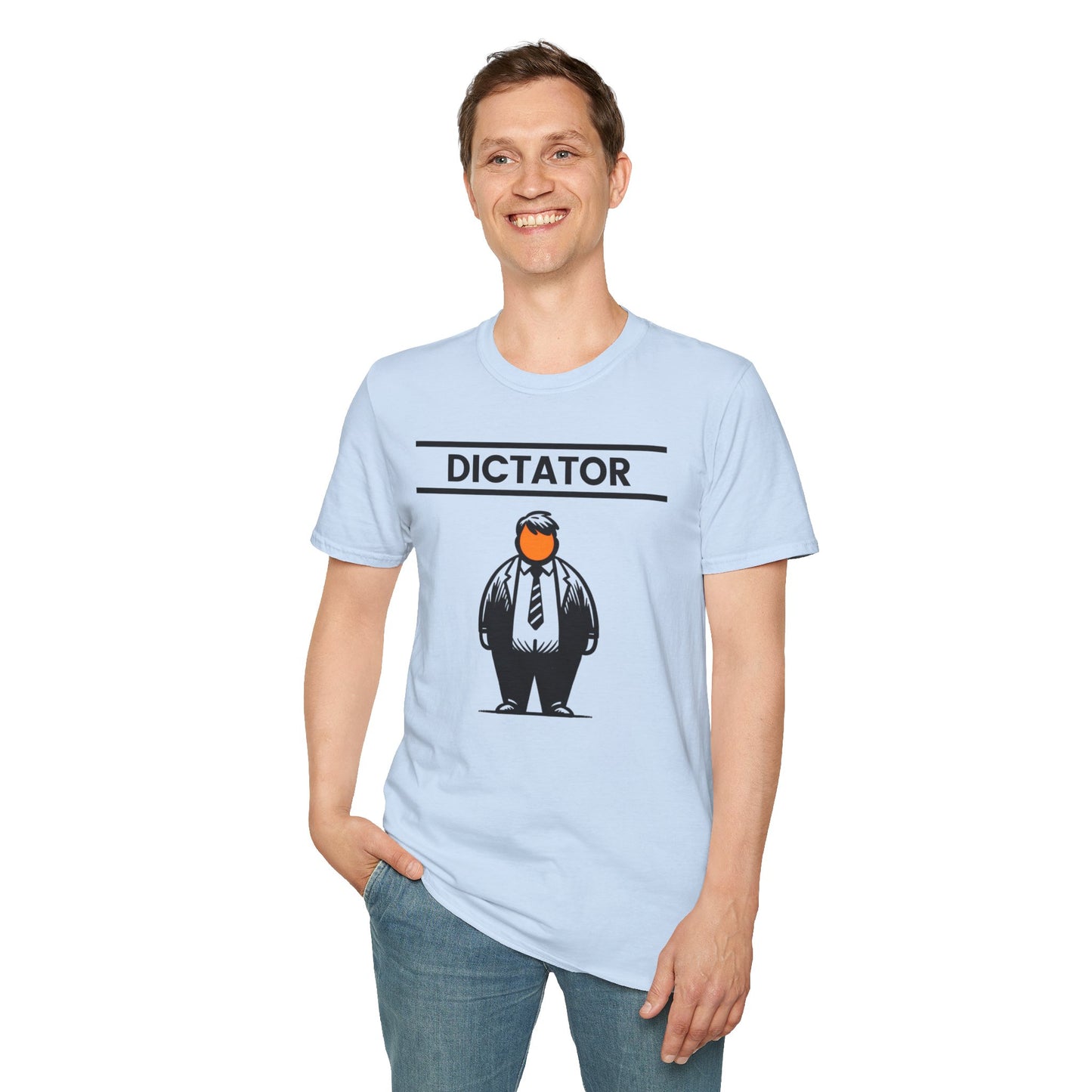 Orange Dictator t-shirt |unisex| Clear Political Statement Funny Caricature | He's Earned the Title