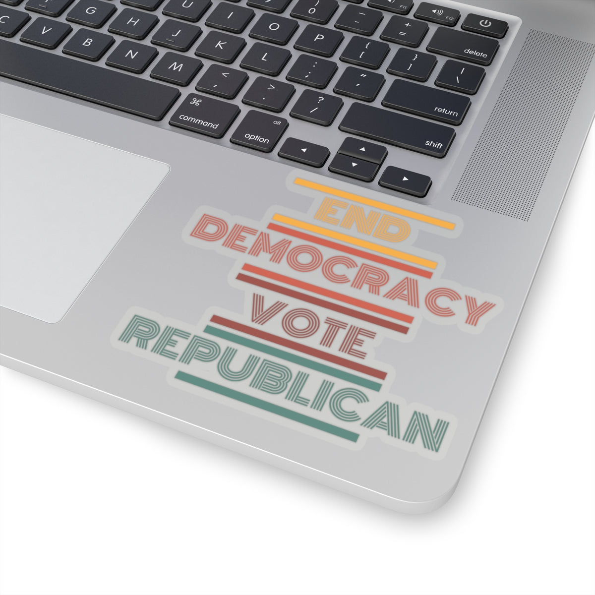 End Democracy Vote Republican Sticker