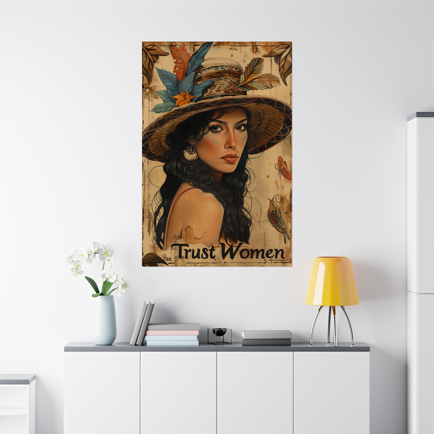 Trust Women Matte Posters Feminist Political Wall Art for Home Office or Dorm Decor | Fine Art with a Purpose!