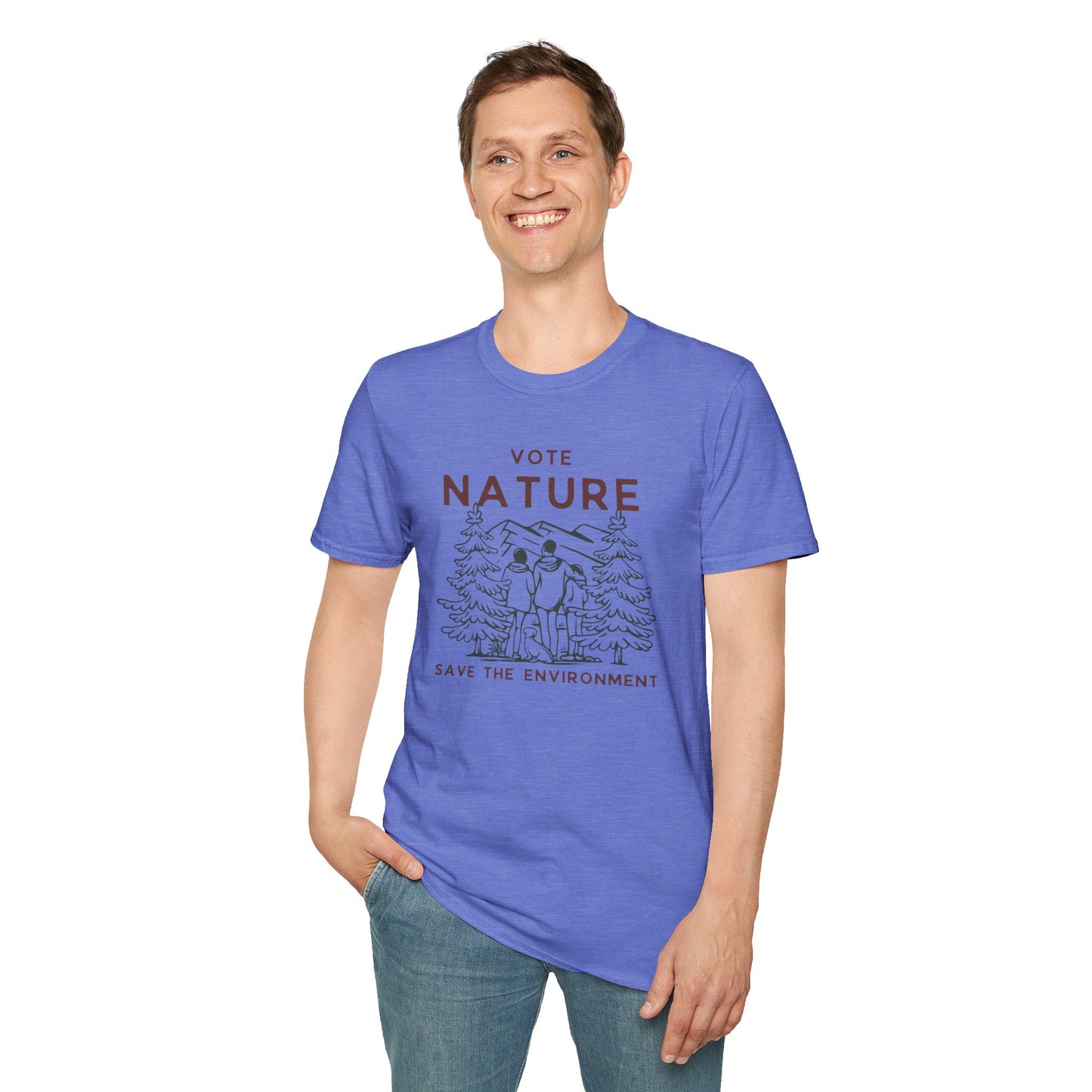 Vote Nature Save the Environment Statement Soft Style t-shirt |unisex| Political Shirt, Once Nature is Gone What's Left?