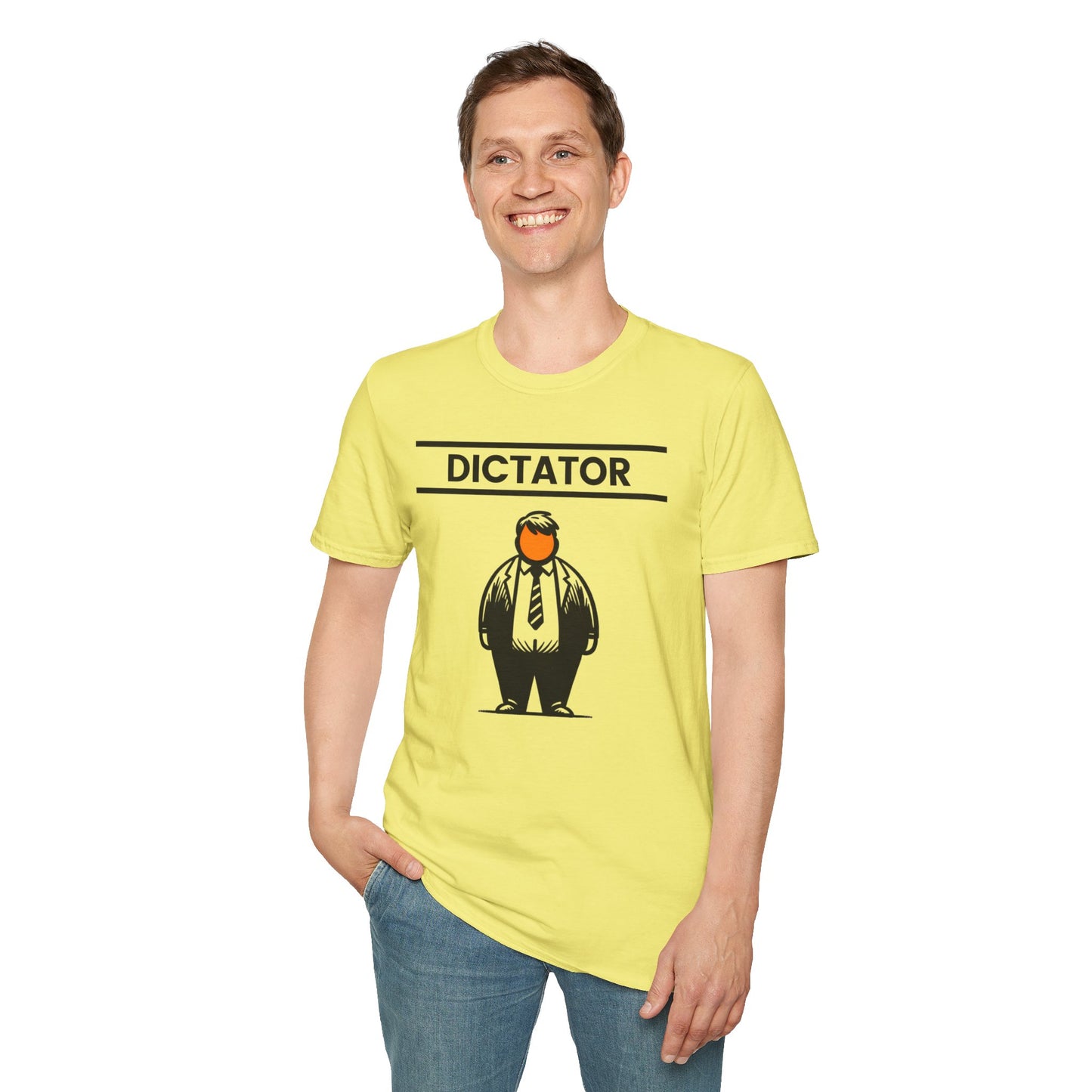 Orange Dictator t-shirt |unisex| Clear Political Statement Funny Caricature | He's Earned the Title