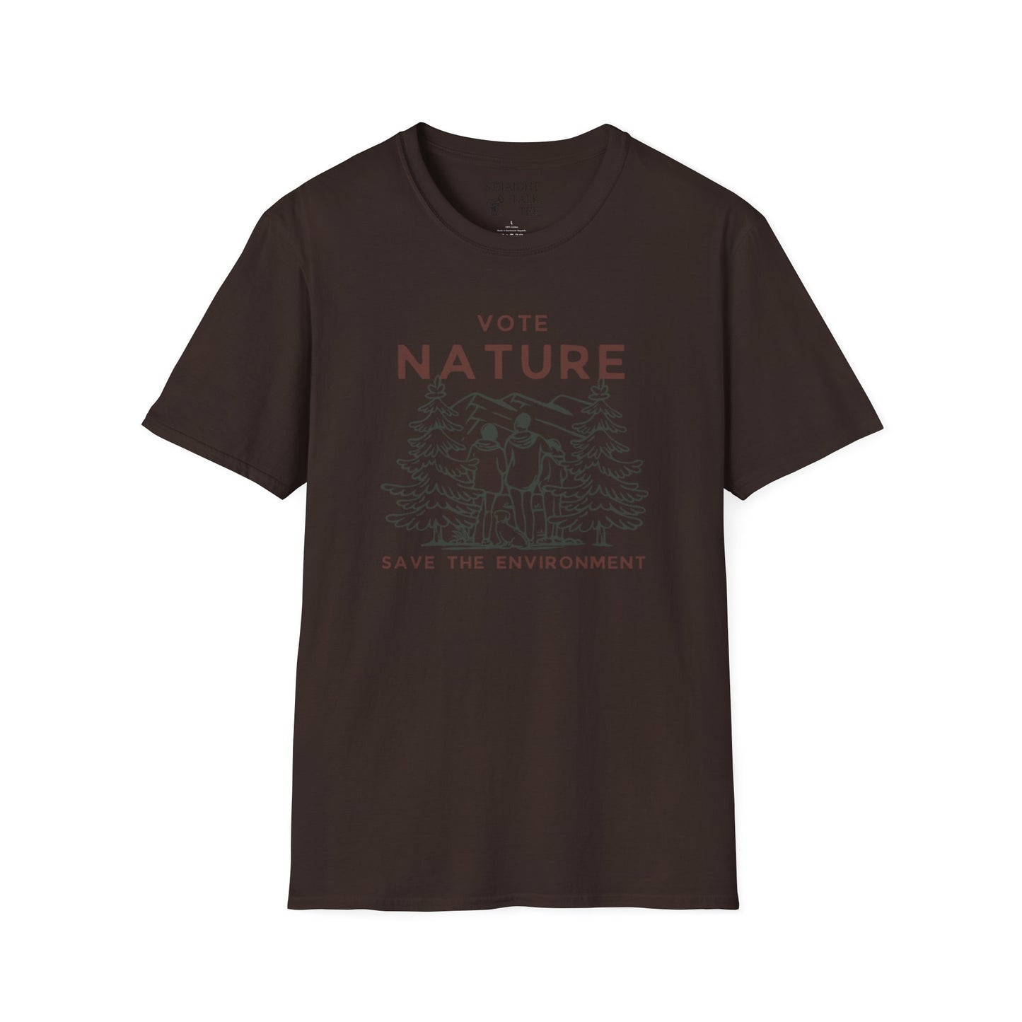 Vote Nature Save the Environment Statement Soft Style t-shirt |unisex| Political Shirt, Once Nature is Gone What's Left?