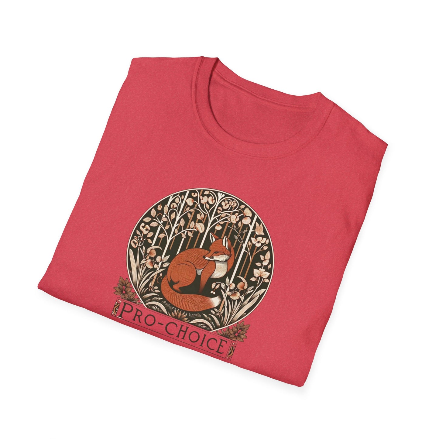 Bold Statement T-Shirt: Pro-Choice! William Morris Inspired