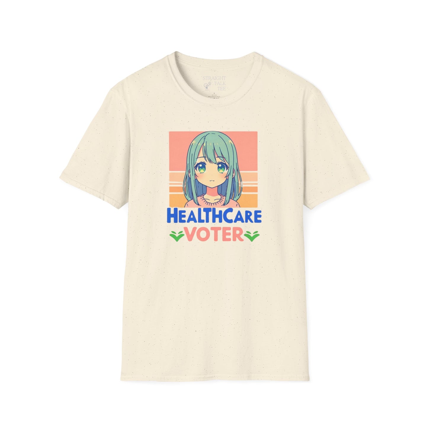 Inspire Voters and Show you Care! |Unisex| Softstyle T-Shirt: Healthcare Voter