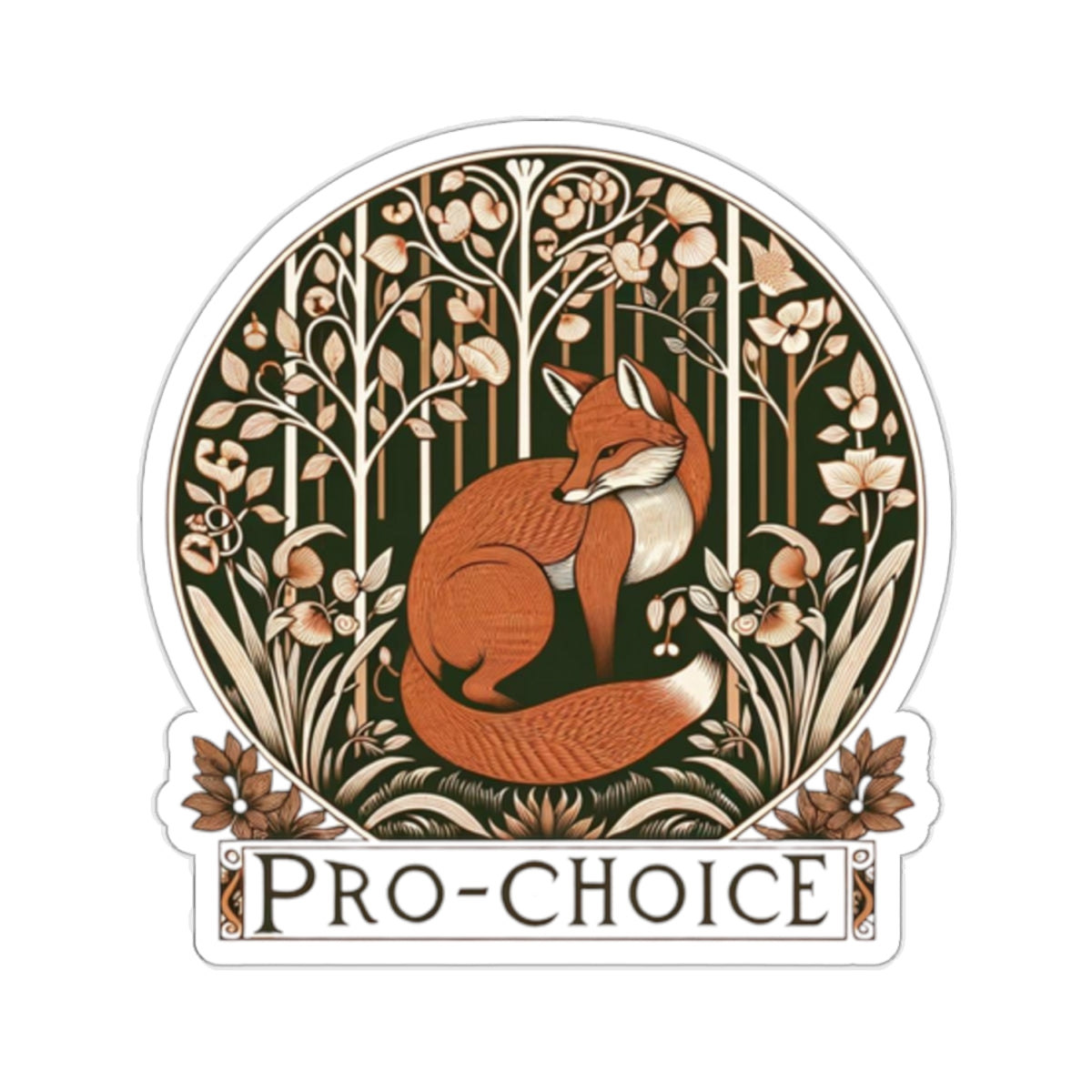 Bold Statement vinyl Sticker/Decal: Pro Choice! for laptop, kindle, phone, ipad, instrument case, notebook, mood board, or wall