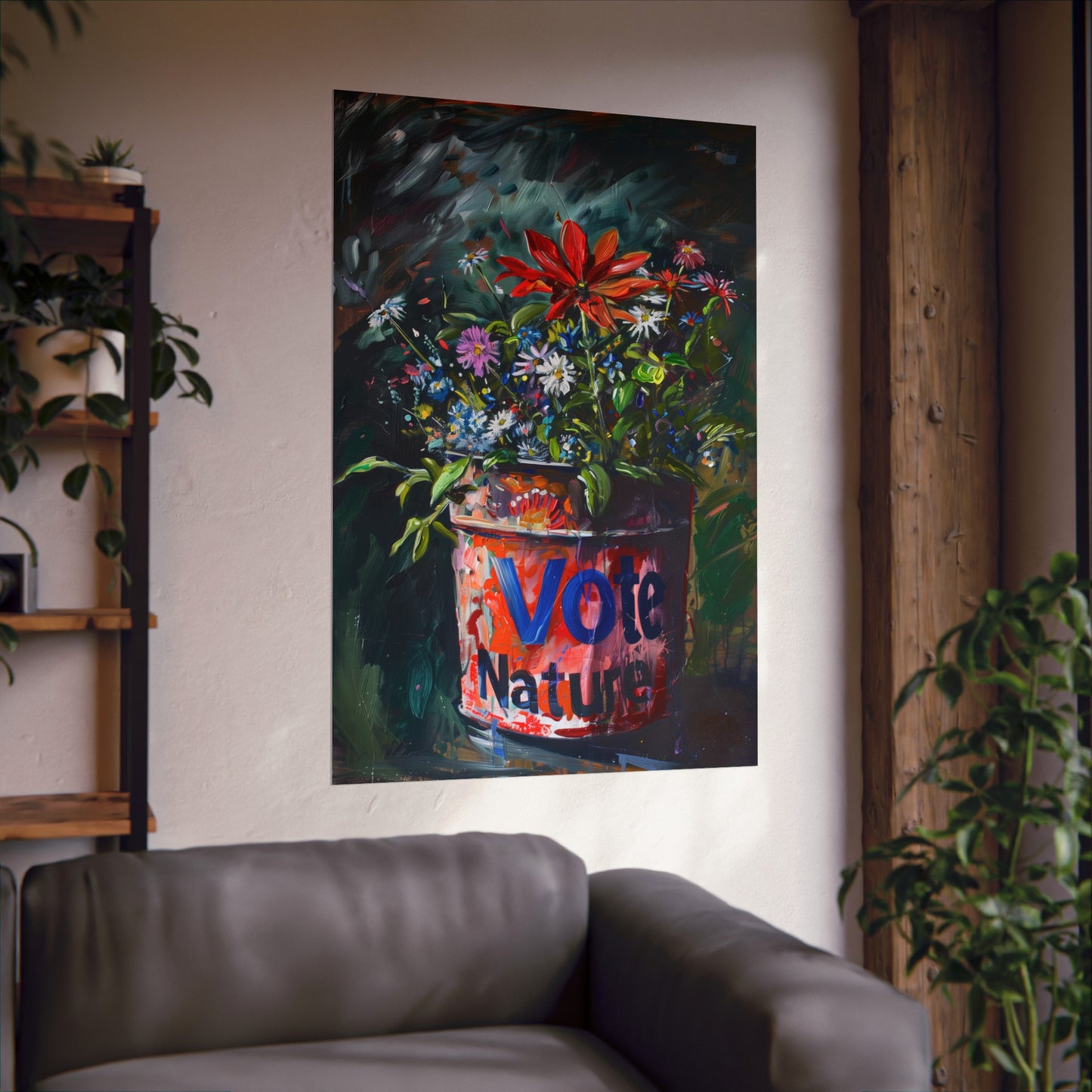 Vote Nature Matte Poster Environmental Political Wall Art for Home Office or Dorm Decor | Fine Art with a Purpose!