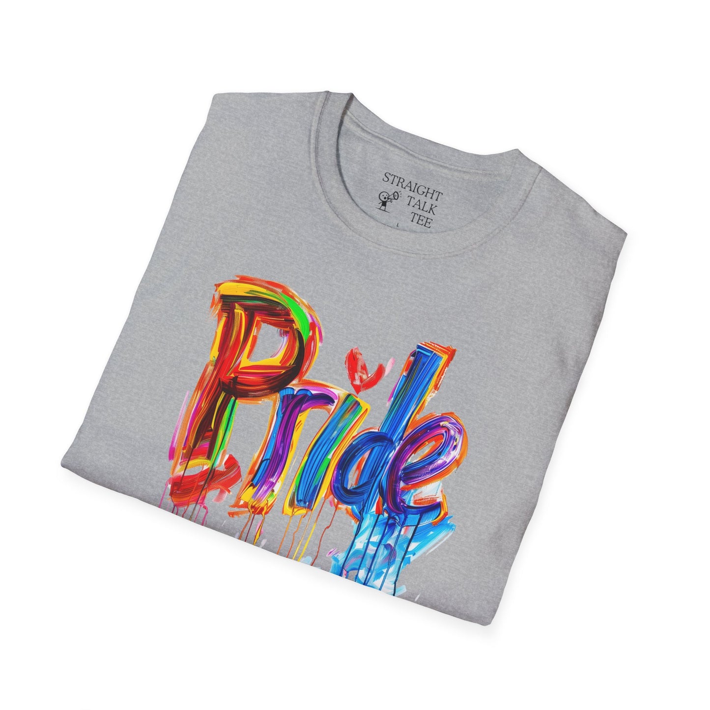 Pride in Full Color T-Shirt Proud Statement Shirt! Live With Pride!