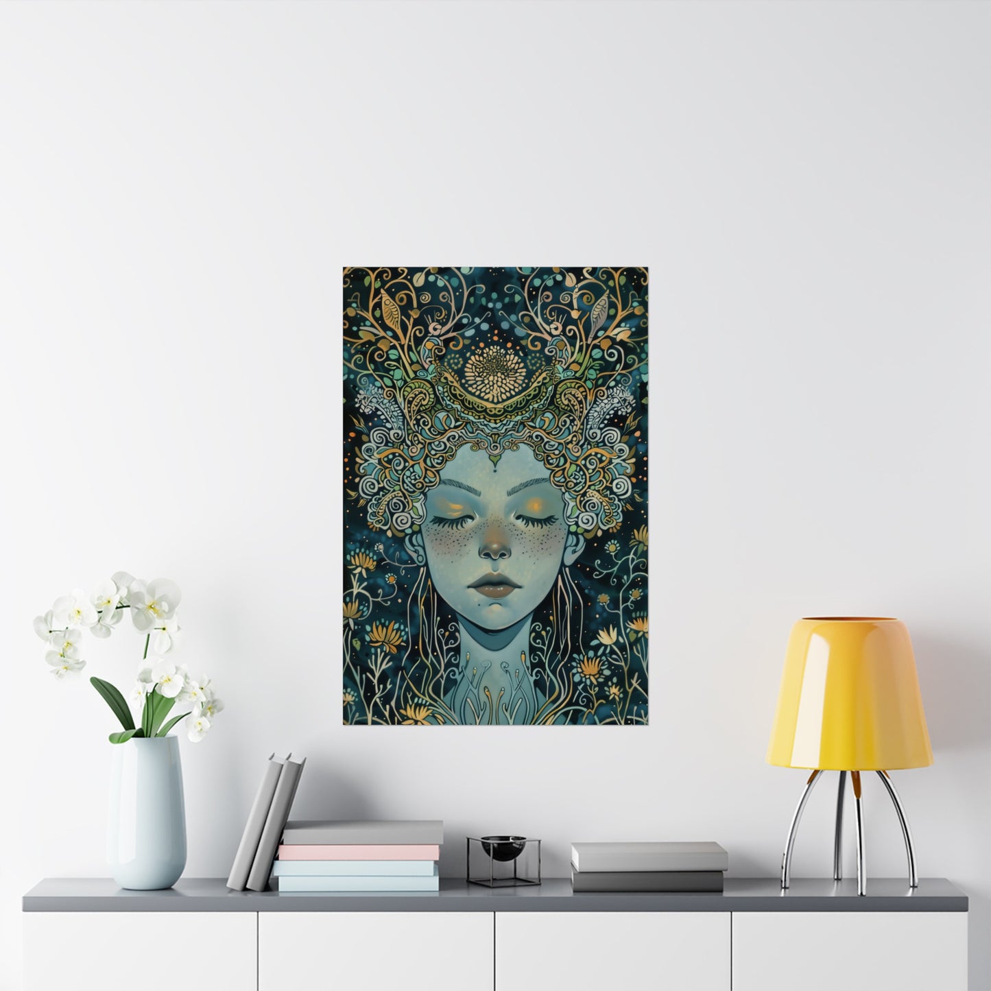 Serene Resolve Matte Wall Art Poster for Home Office or Dorm Decor