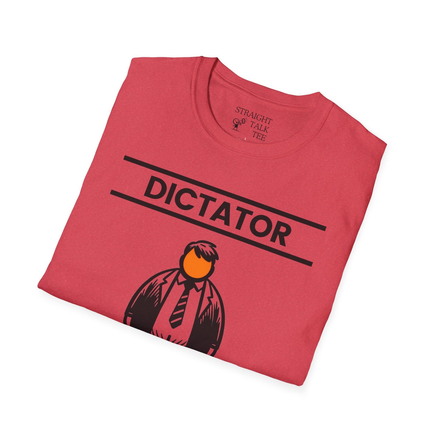 Orange Dictator t-shirt |unisex| Clear Political Statement Funny Caricature | He's Earned the Title