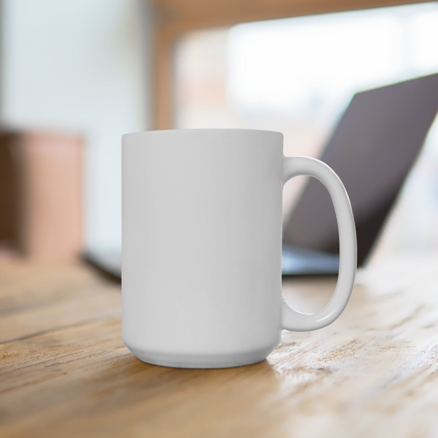 Bold and Uncompromising Statement Mug 15oz: Living Wage Now!