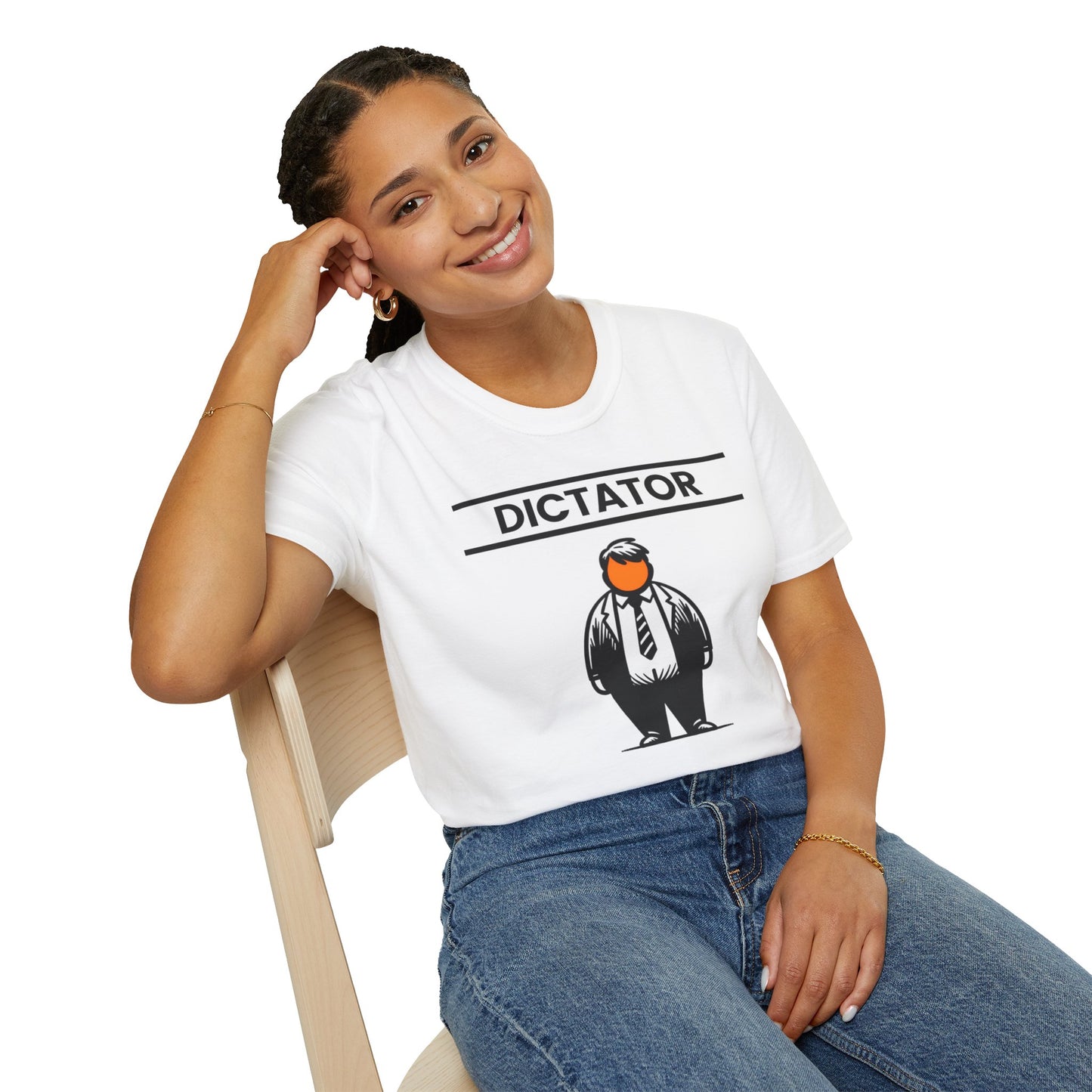 Orange Dictator t-shirt |unisex| Clear Political Statement Funny Caricature | He's Earned the Title