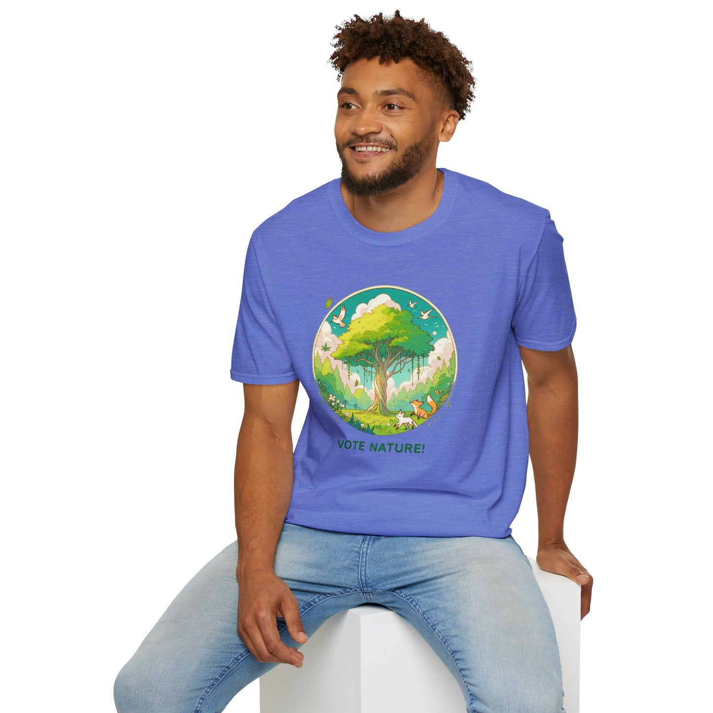 Vote Nature! Inspirational Statement Soft Style T-Shirt |unisex| Show You Care! Political Shirt!