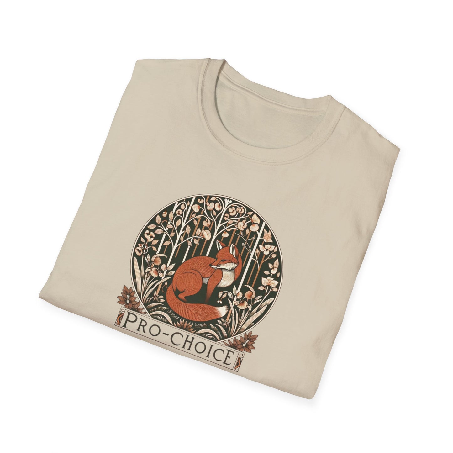 Bold Statement T-Shirt: Pro-Choice! William Morris Inspired