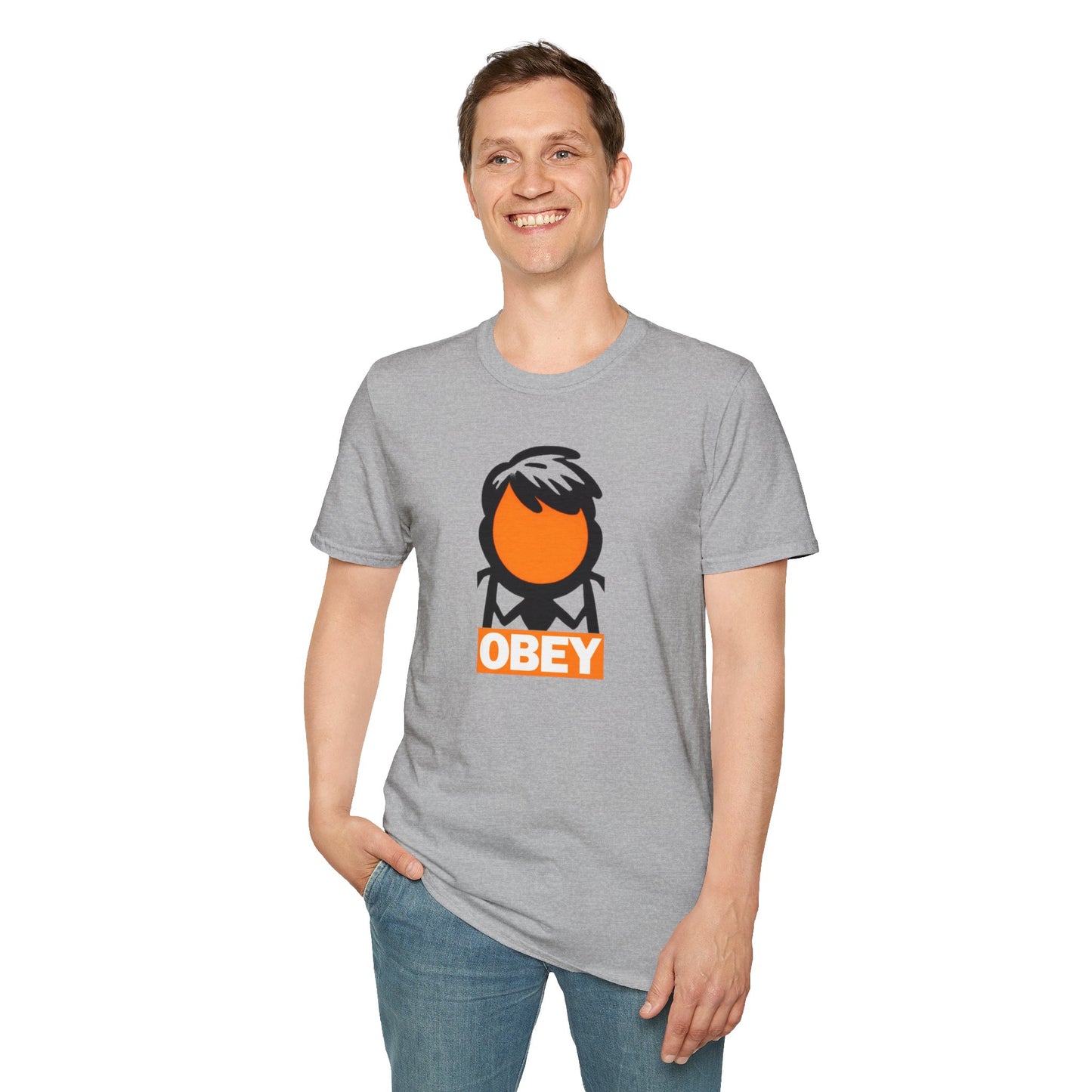 Obey Modern Art Soft Style t-shirt |unisex| Sarcastic take on the Classic Modern Art Piece