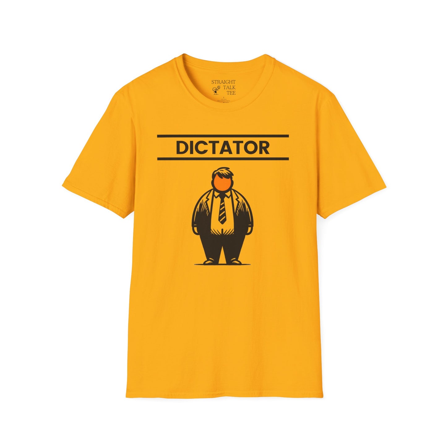 Orange Dictator t-shirt |unisex| Clear Political Statement Funny Caricature | He's Earned the Title