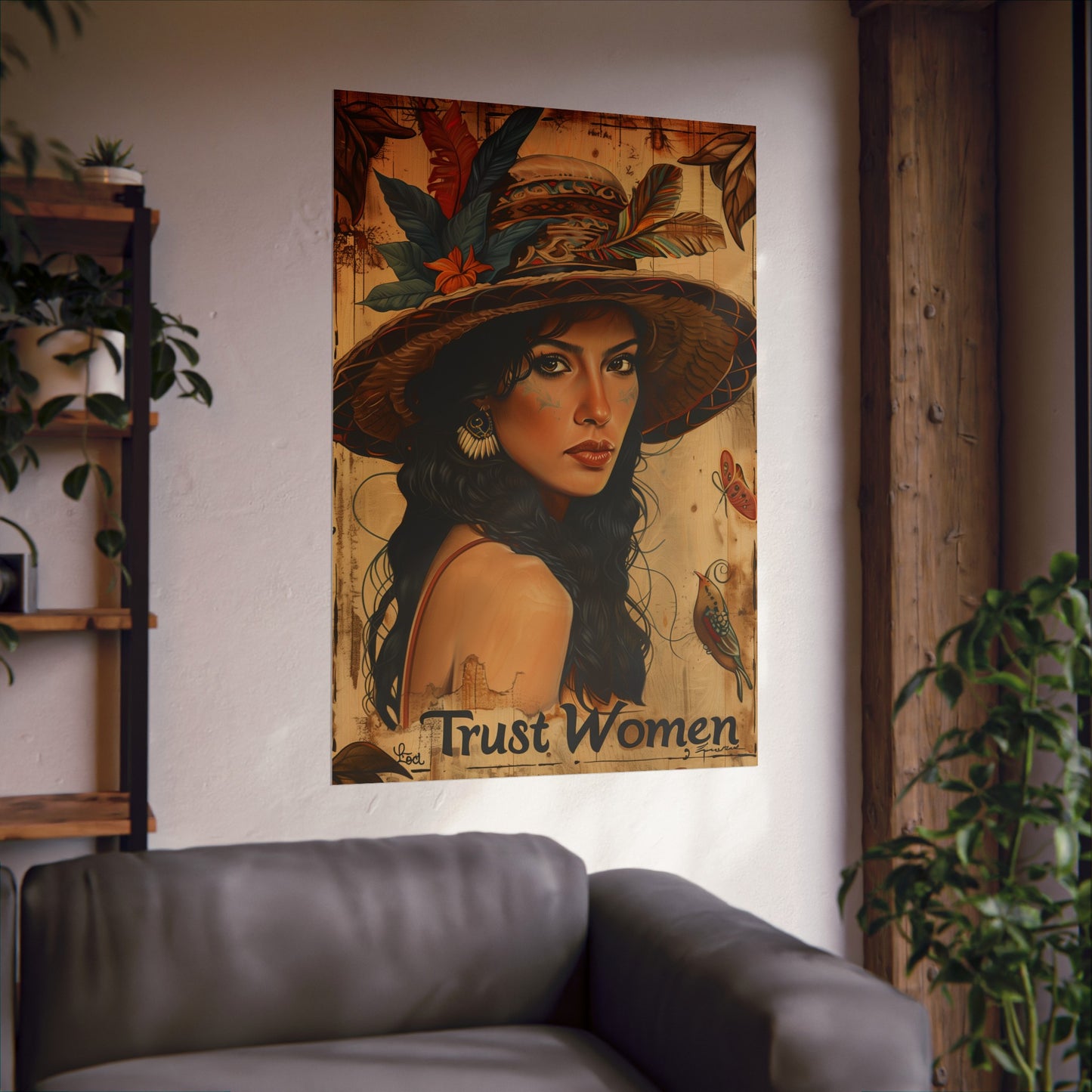 Trust Women Matte Posters Feminist Political Wall Art for Home Office or Dorm Decor | Fine Art with a Purpose!