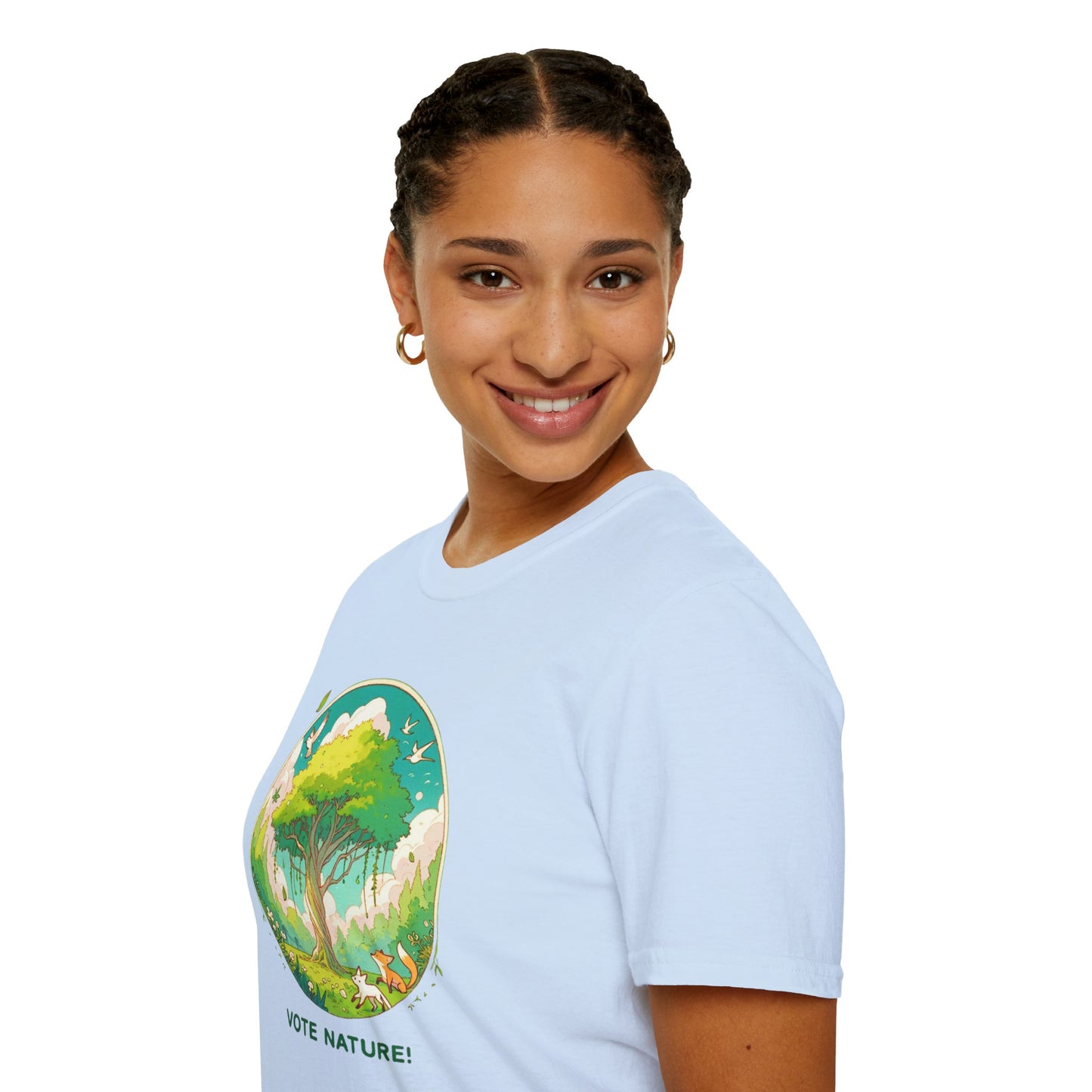 Vote Nature! Inspirational Statement Soft Style T-Shirt |unisex| Show You Care! Political Shirt!