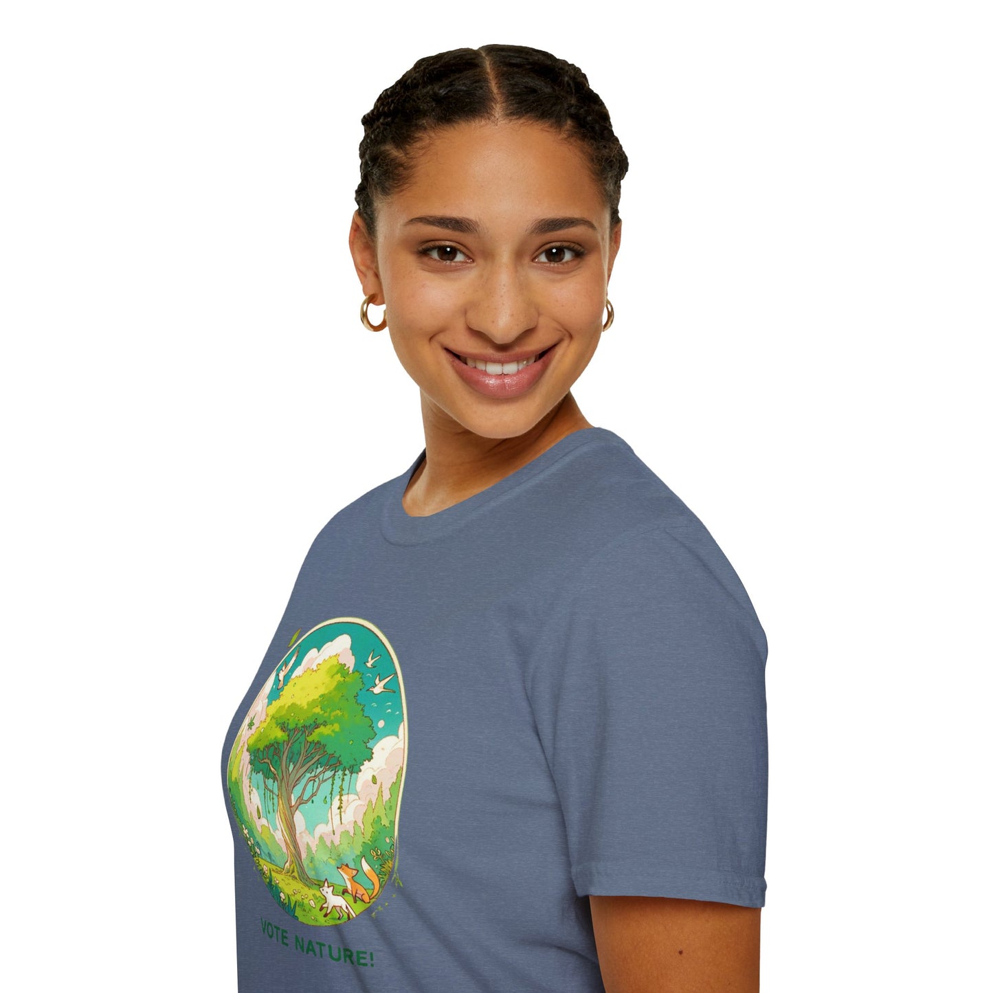 Vote Nature! Inspirational Statement Soft Style T-Shirt |unisex| Show You Care! Political Shirt!