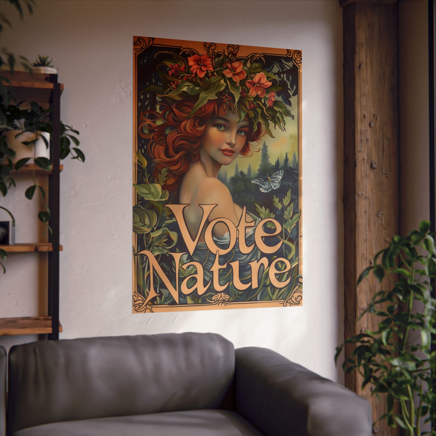 Vote Nature Matte Poster Political Statement Wall Art for Home Office or Dorm Decor Environmentalism Never Looked so Good!